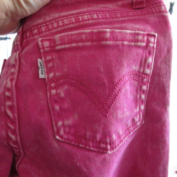 Levi's Girls Hot Pink 710 Super Skinny Jeans w\ Adjustable Waist Size 10… - Picture 11 of 11
